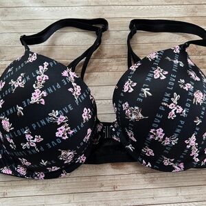 Victoria's Secret Pink Front Closure Push Up Bra